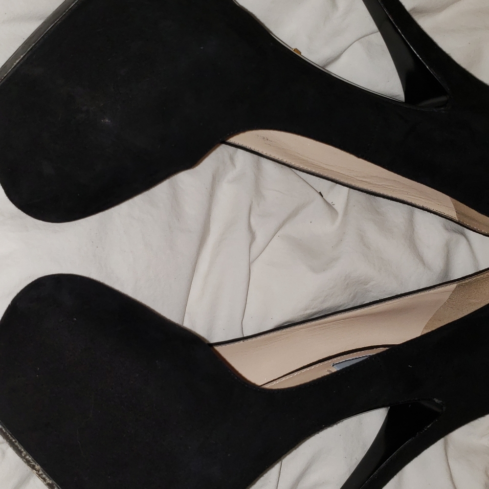 Prada Suede Platform Pump - image 4